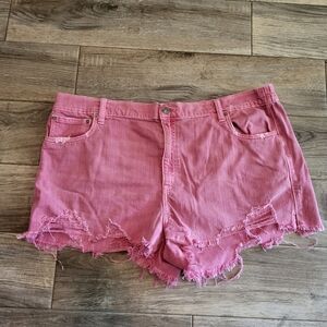 Pink Daydream Jean AERIE xxl Shorts